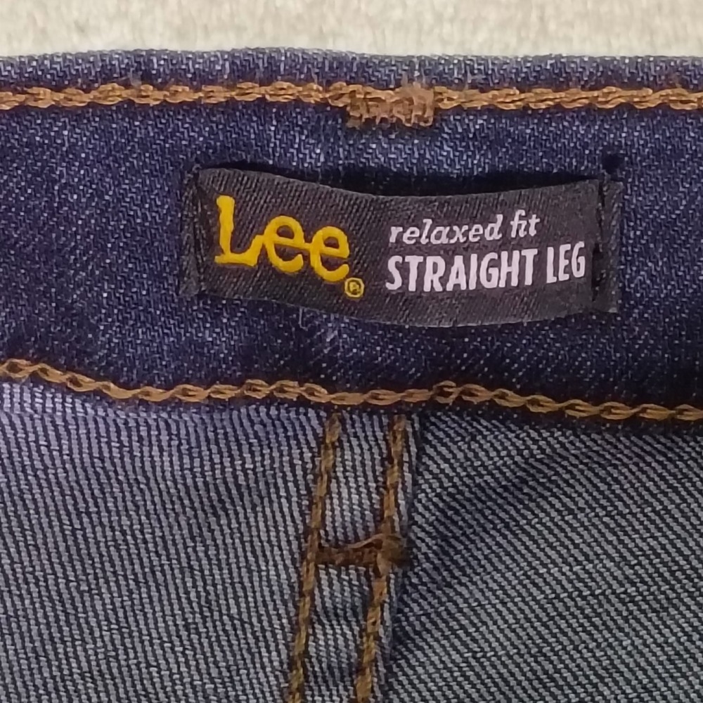 Lee Verona Relaxed Fit Straight Leg Jeans Indigo Blue Womens 10S 32x29 NWT - Picture 6 of 15
